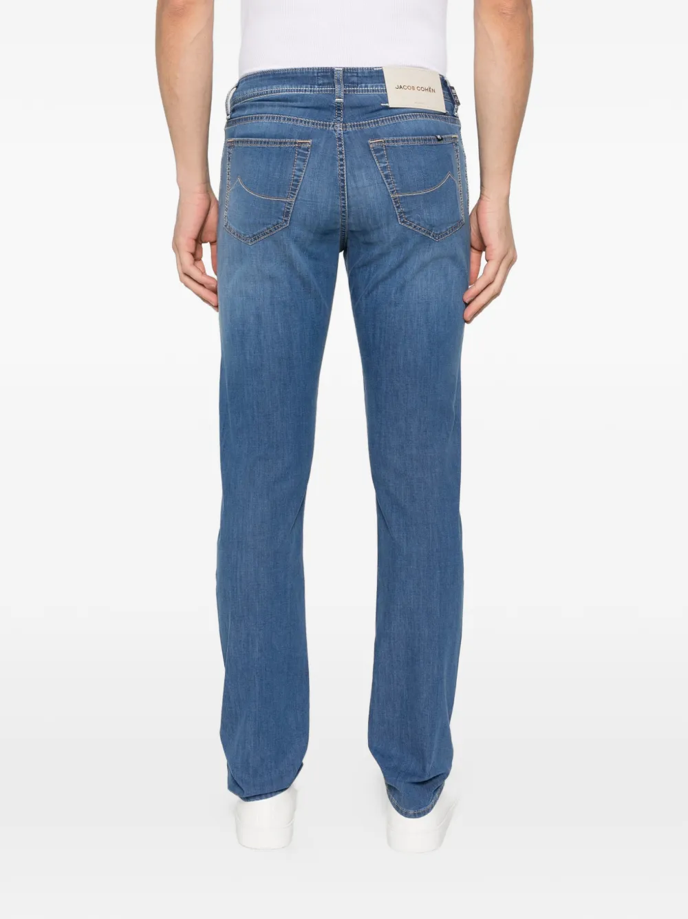 Jacob Cohën Jeans met vijf zakken Blauw