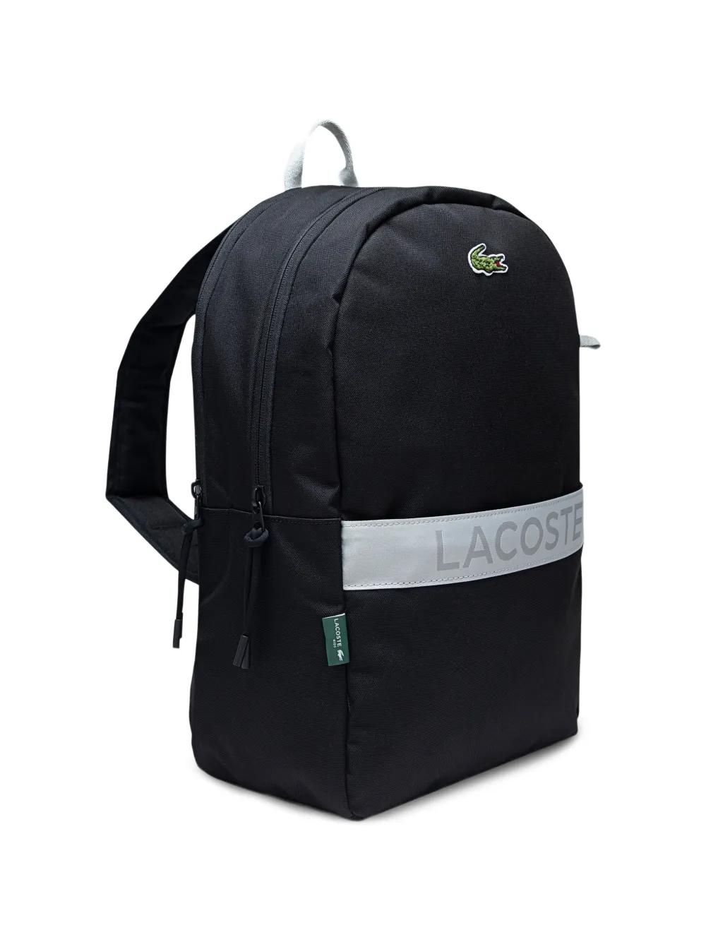  Lacoste Kids Sac à Dos à Logo Appliqué - Noir 