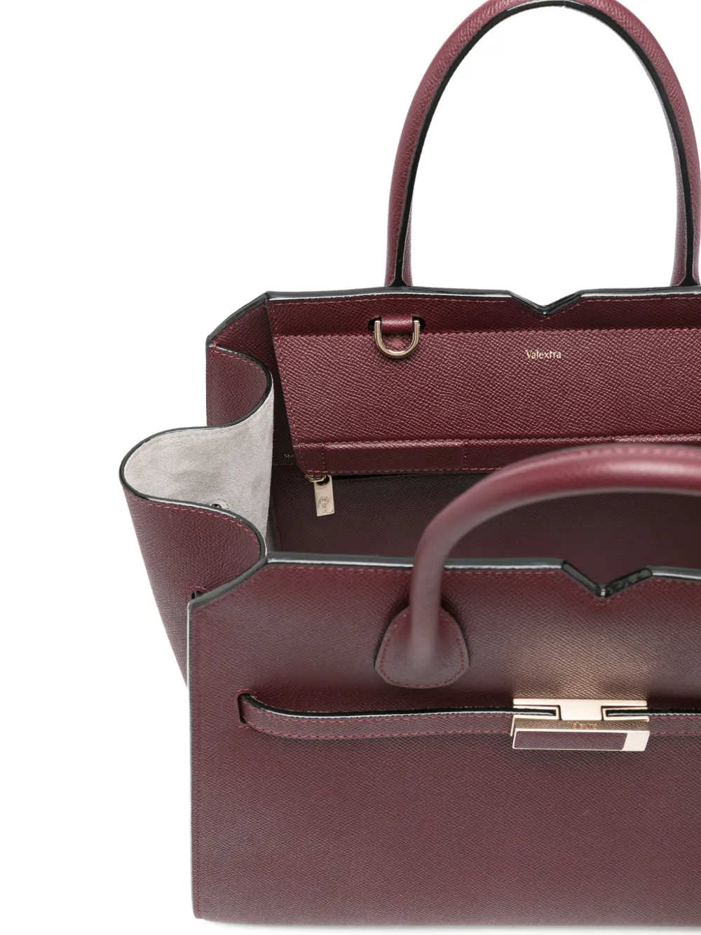 Rectangle Leather Tote Bag