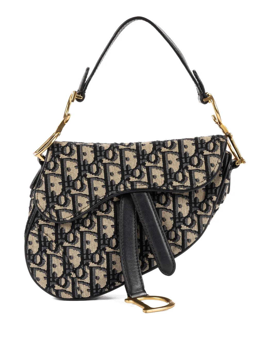 Christian Dior Pre-Owned Borsa a spalla Saddle - Toni neutri