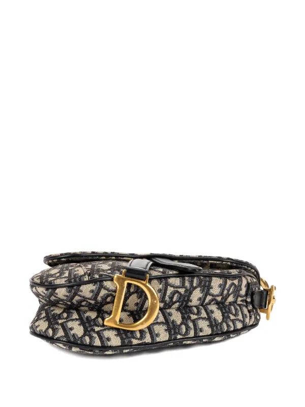 Christian Dior Pre-Owned サドル モノグラム ショルダーバッグ
