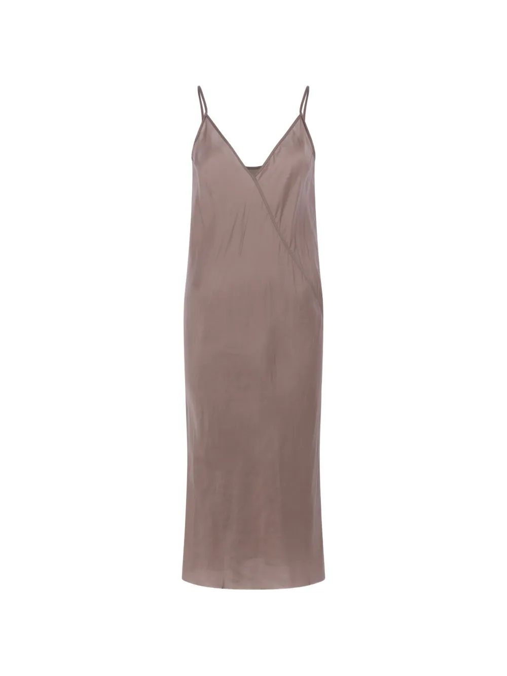 Rick Owens satin slip dress - Nude