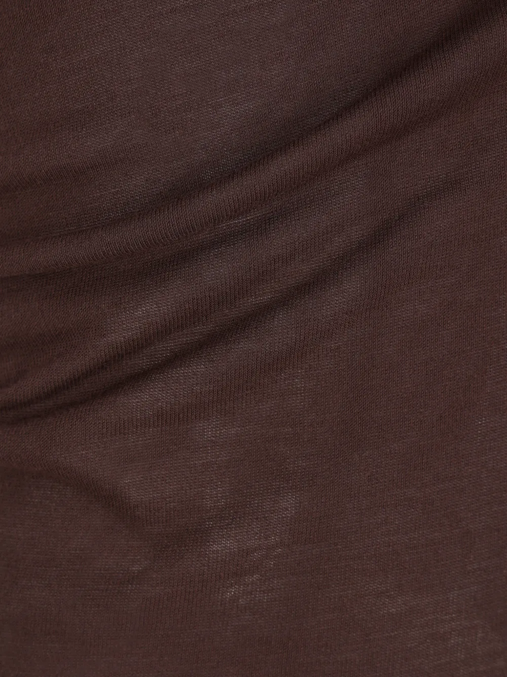 Rick Owens Asymmetrische top Bruin