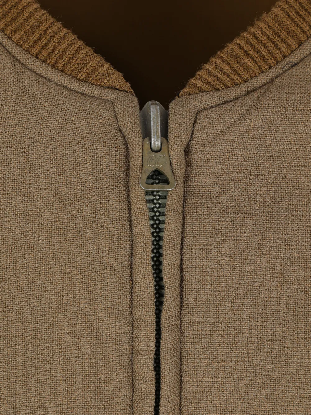 visvim Geweven jack met rits Groen