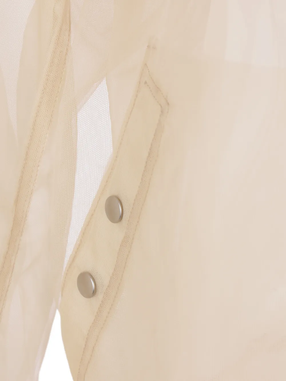 Rick Owens Doorzichtig jack Beige