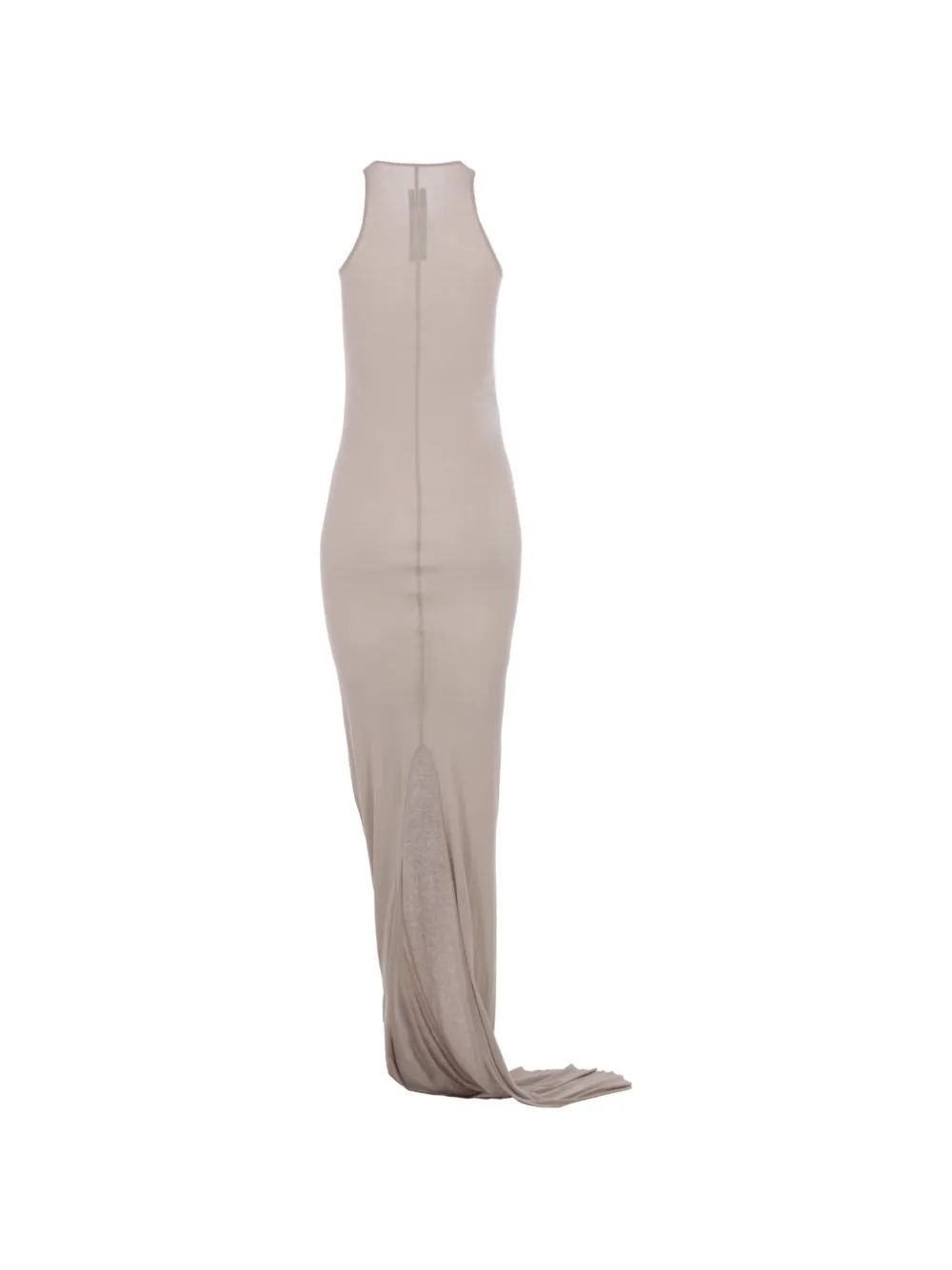 Rick Owens Mouwloze T-shirtjurk Beige