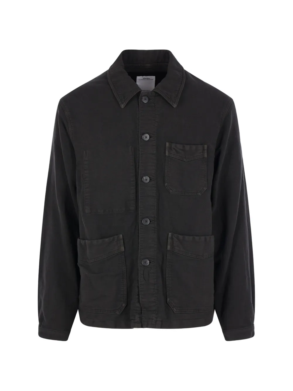visvim button pockets overshirt | noir | Image 1