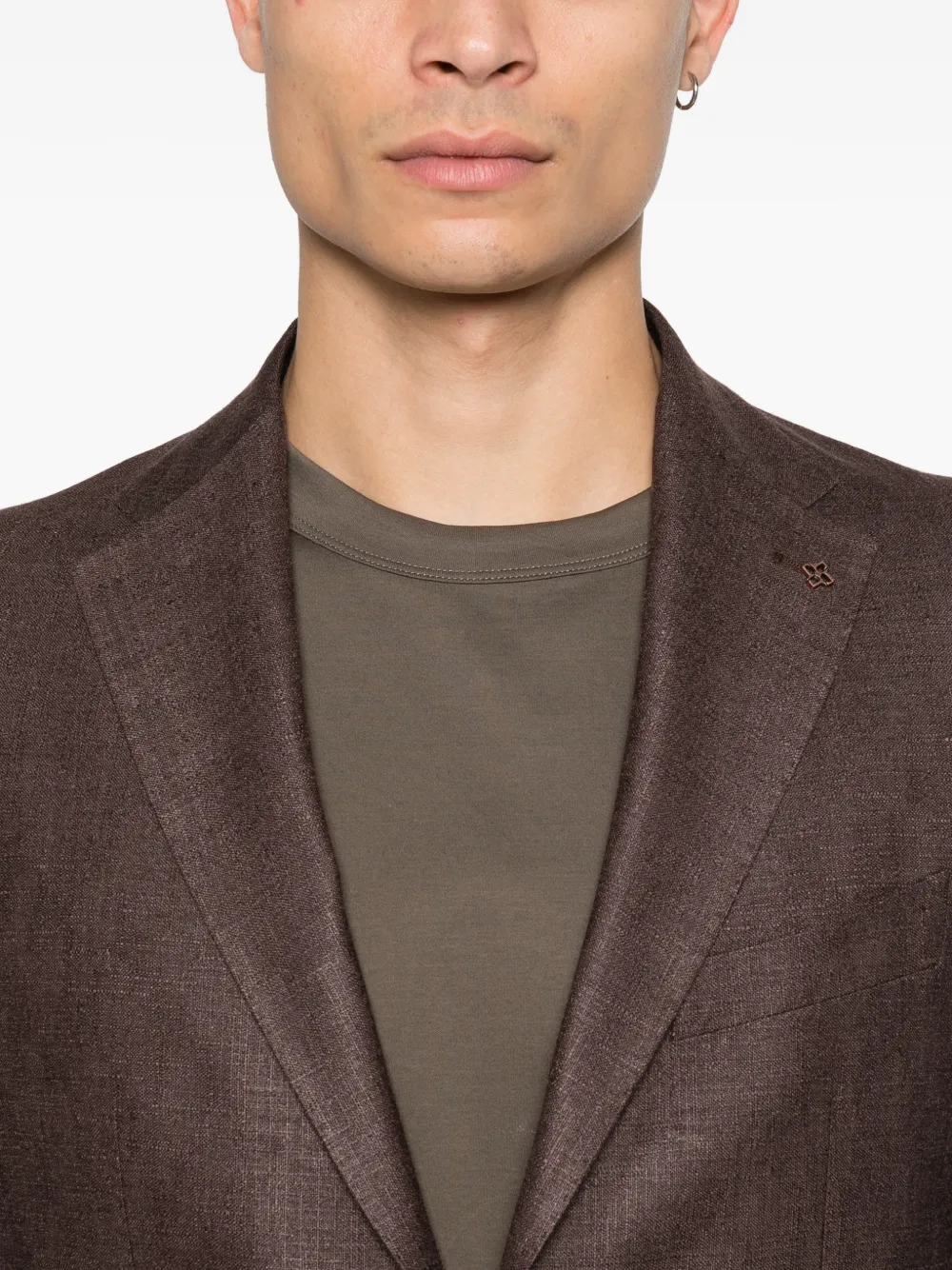 Tagliatore Blazer met opgestikte zak Bruin