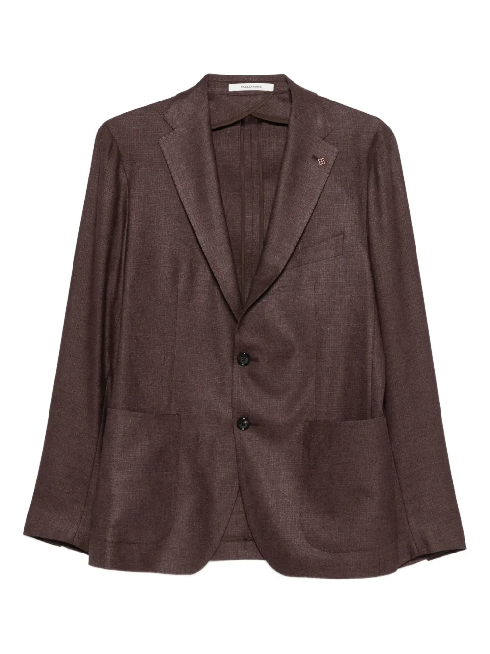 Tagliatore Blazer con tasche applicate - Marrone