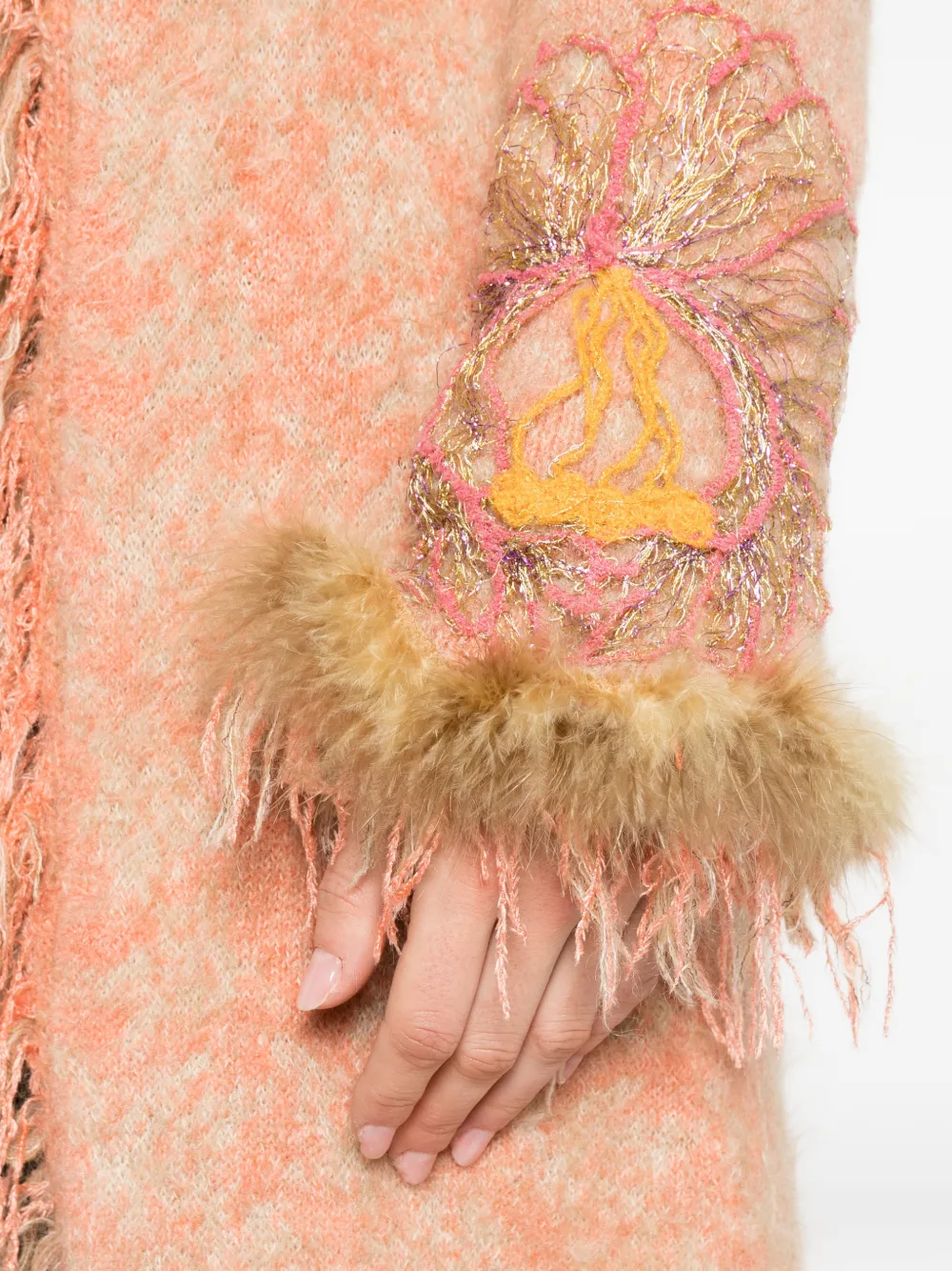 2000s Fringed Overcoat