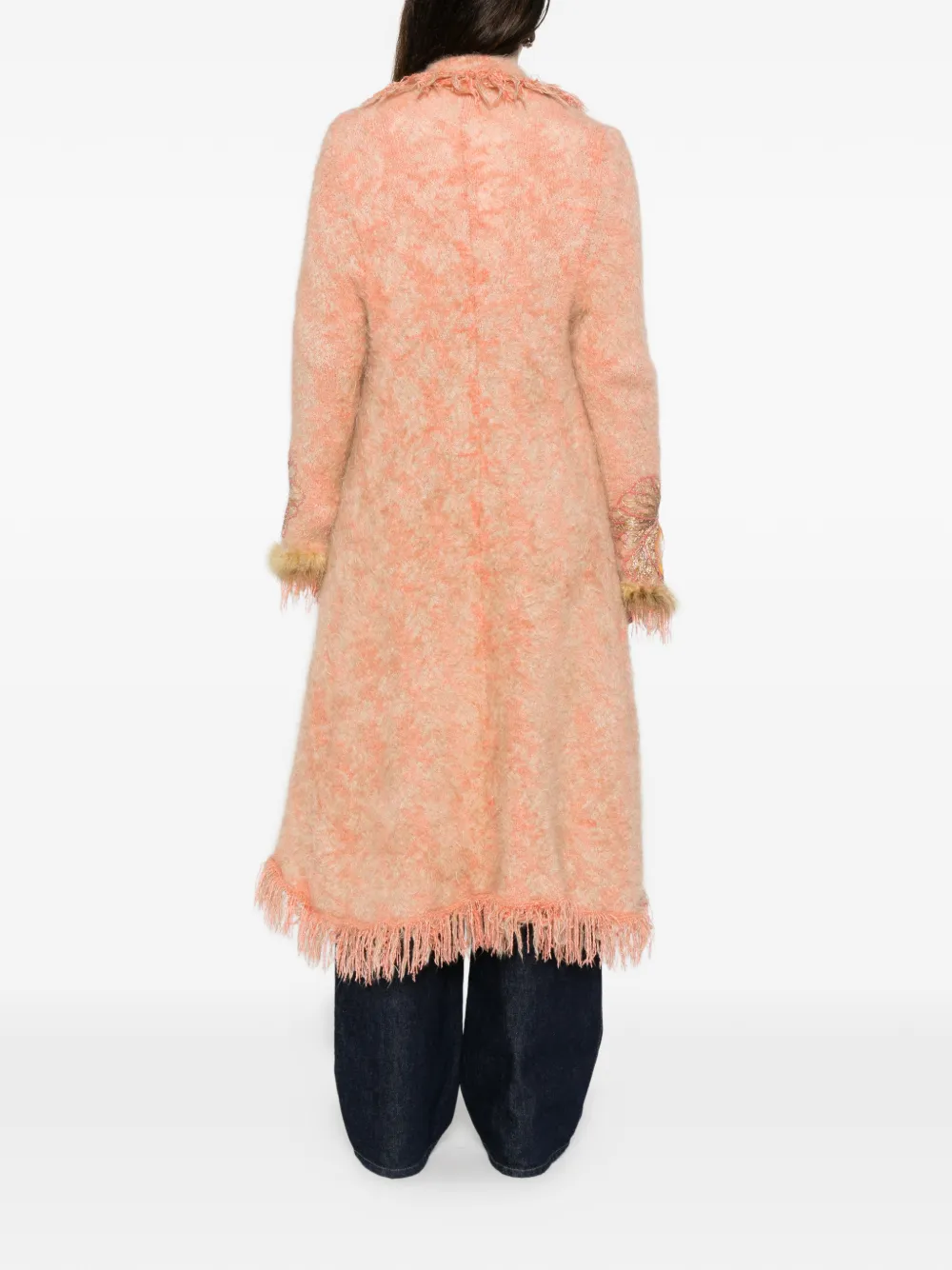 2000s Fringed Overcoat