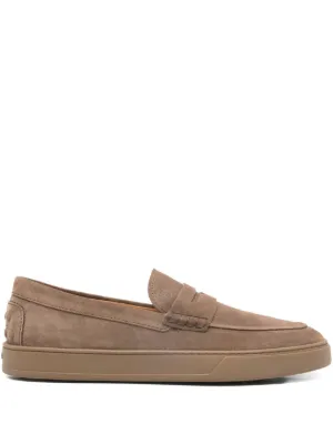 Tod's スエード ローファー | ブラウン | FARFETCH JP