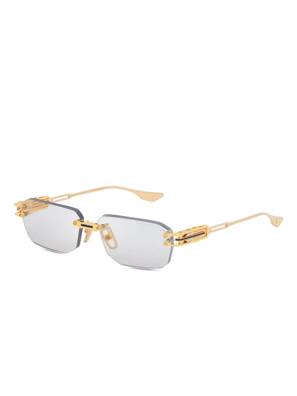 Dita Eyewear geometric-frame sunglasses - Goud