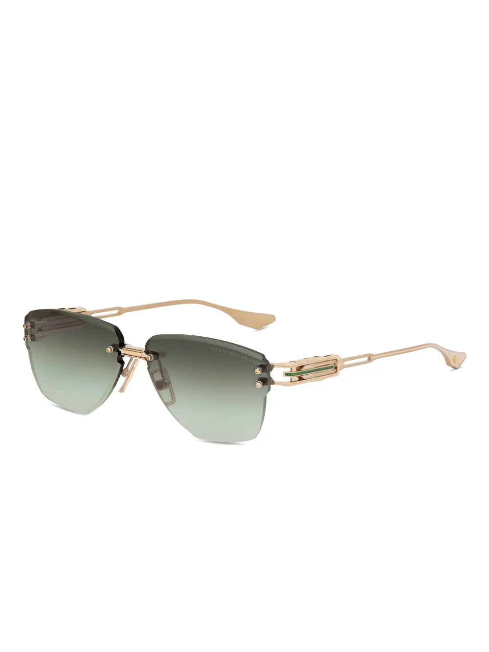 Dita Eyewear rimless geometric-frame sunglasses - Goud