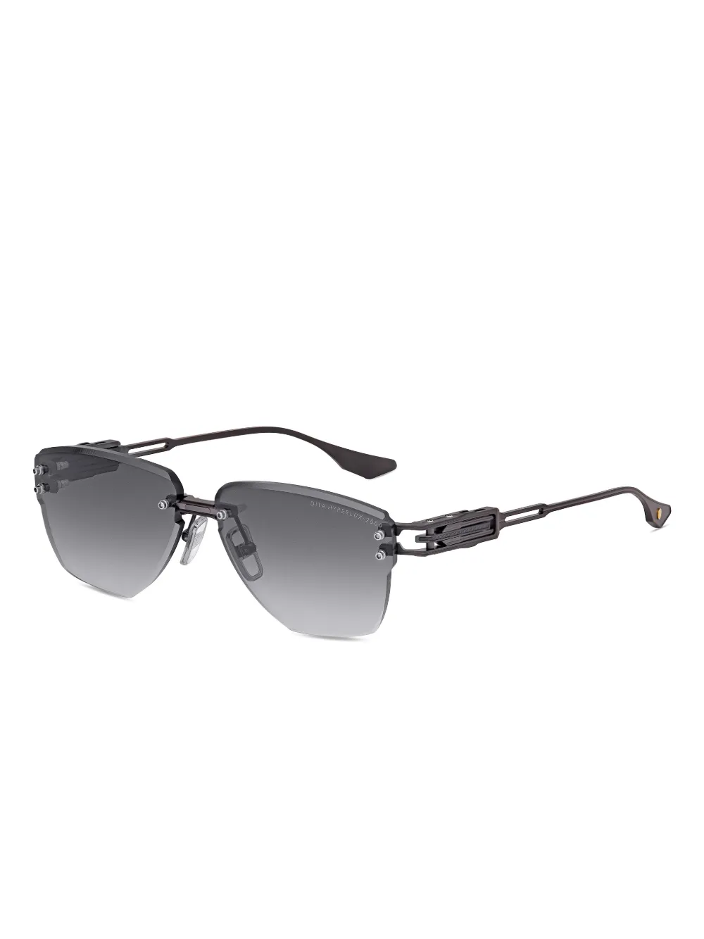 Dita Eyewear rimless geometric-frame sunglasses - Zwart
