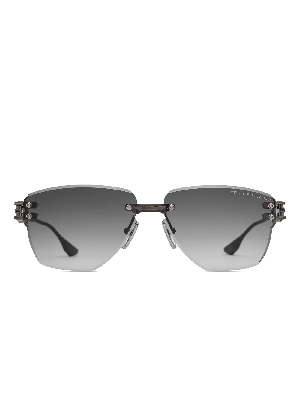 Dita Eyewear rimless geometric-frame sunglasses - Schwarz
