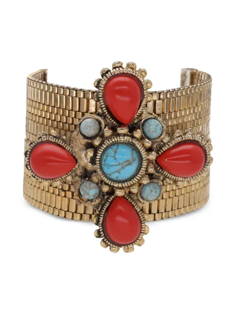 Vintage pulsera con detalle de cruz