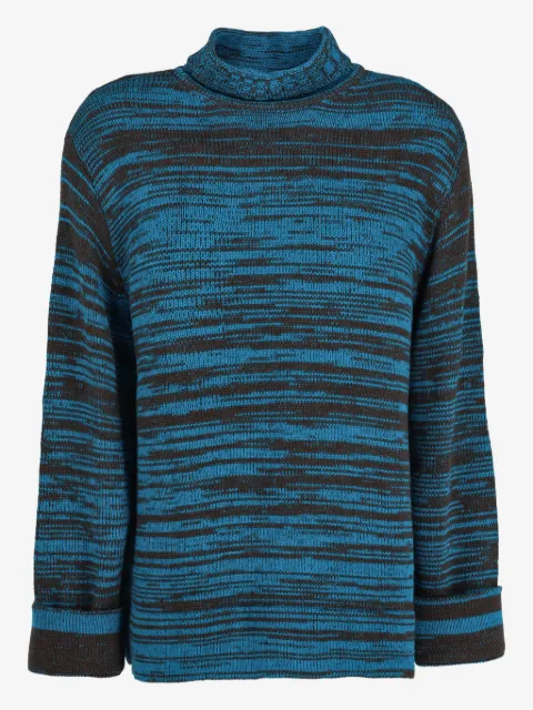 Kenzo Pre-Owned roll-neck striped sweater
