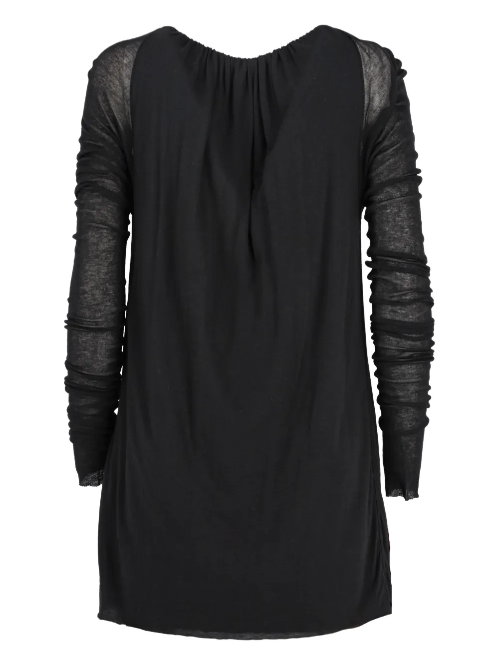 Rick Owens Vintage long-sleeve mini dress - Zwart