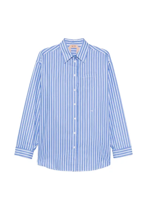 Nº21 camisa con bolsillo a rayas
