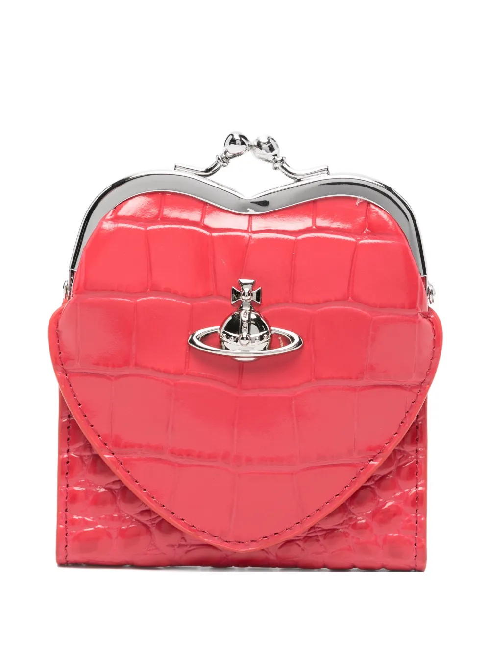 Vivienne Westwood heart-frame coin purse - Rosa