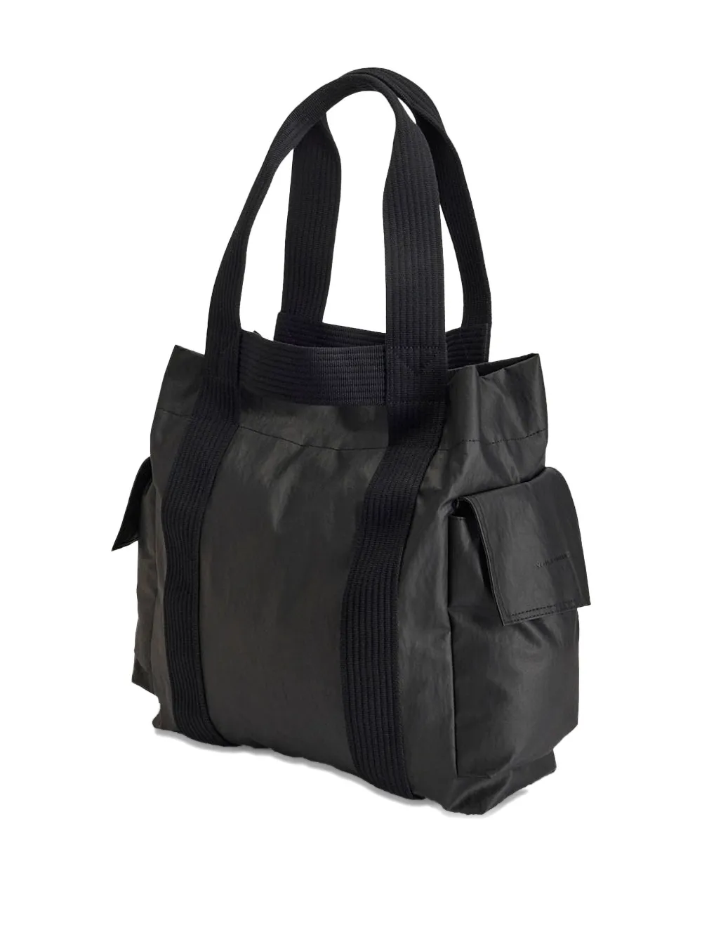 Y-3 flap-pocket tote bag - Nero