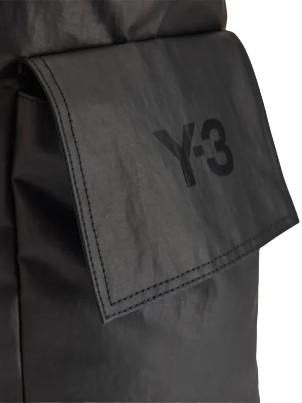 Y-3 flap-pocket Tote Bag | Black | FARFETCH JO