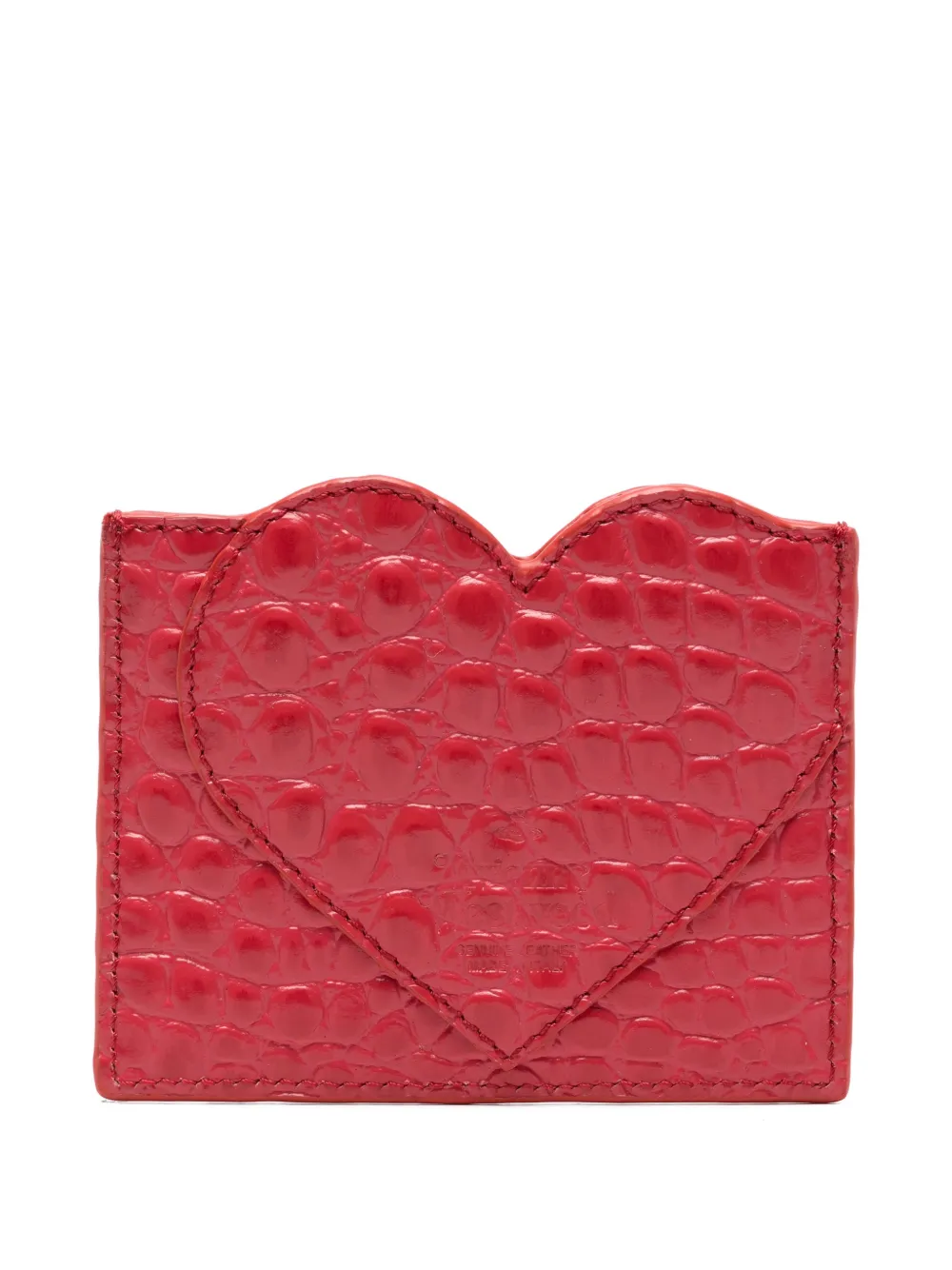 Vivienne Westwood heart-shaped card holder - Rood