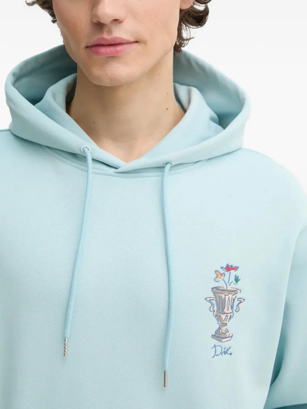 Drôle De Monsieur Vase grafische prints hoodie Blauw