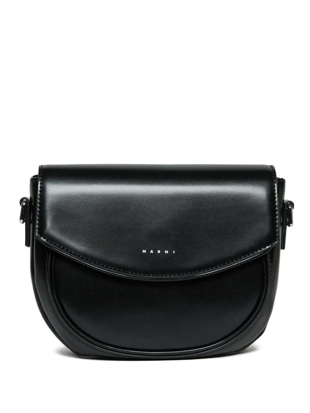 Marni Kids Smile logo-detail shoulder bag - Nero