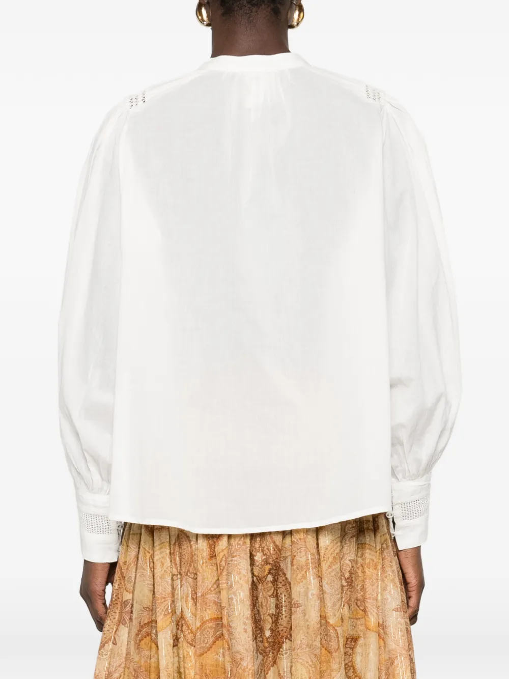 FARM Rio Gehaakte blouse Wit