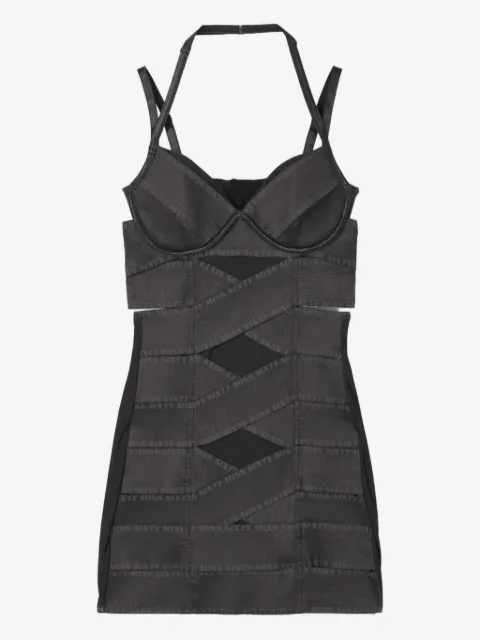 Miss Sixty vestido con cuello halter en colaboración con KNWLS