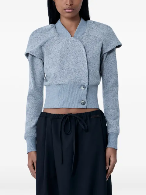 Kiko Kostadinov ribbed-waistband cardigan