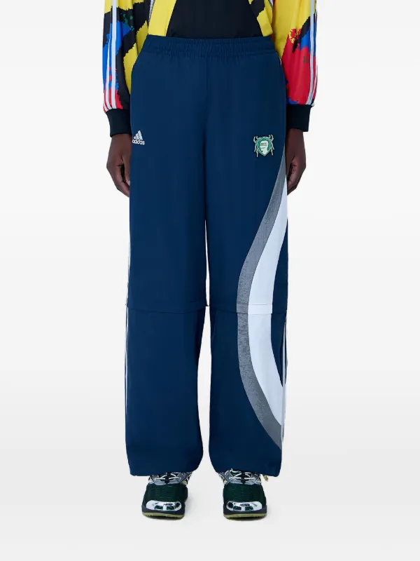  x Brain Dead トラックパンツ Lサイズ Adidas x Brain Dead トラックパンツ | ブルー | FARFETCH JP