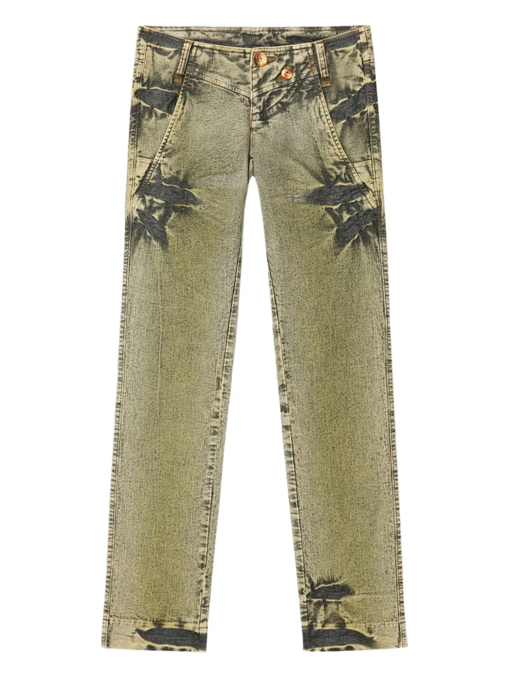 Miss Sixty x KNWLS Jeans con fantasia tie-dye - Verde