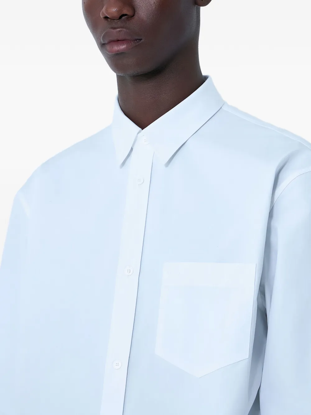 Gucci Katoenen overhemd met lange mouwen Wit