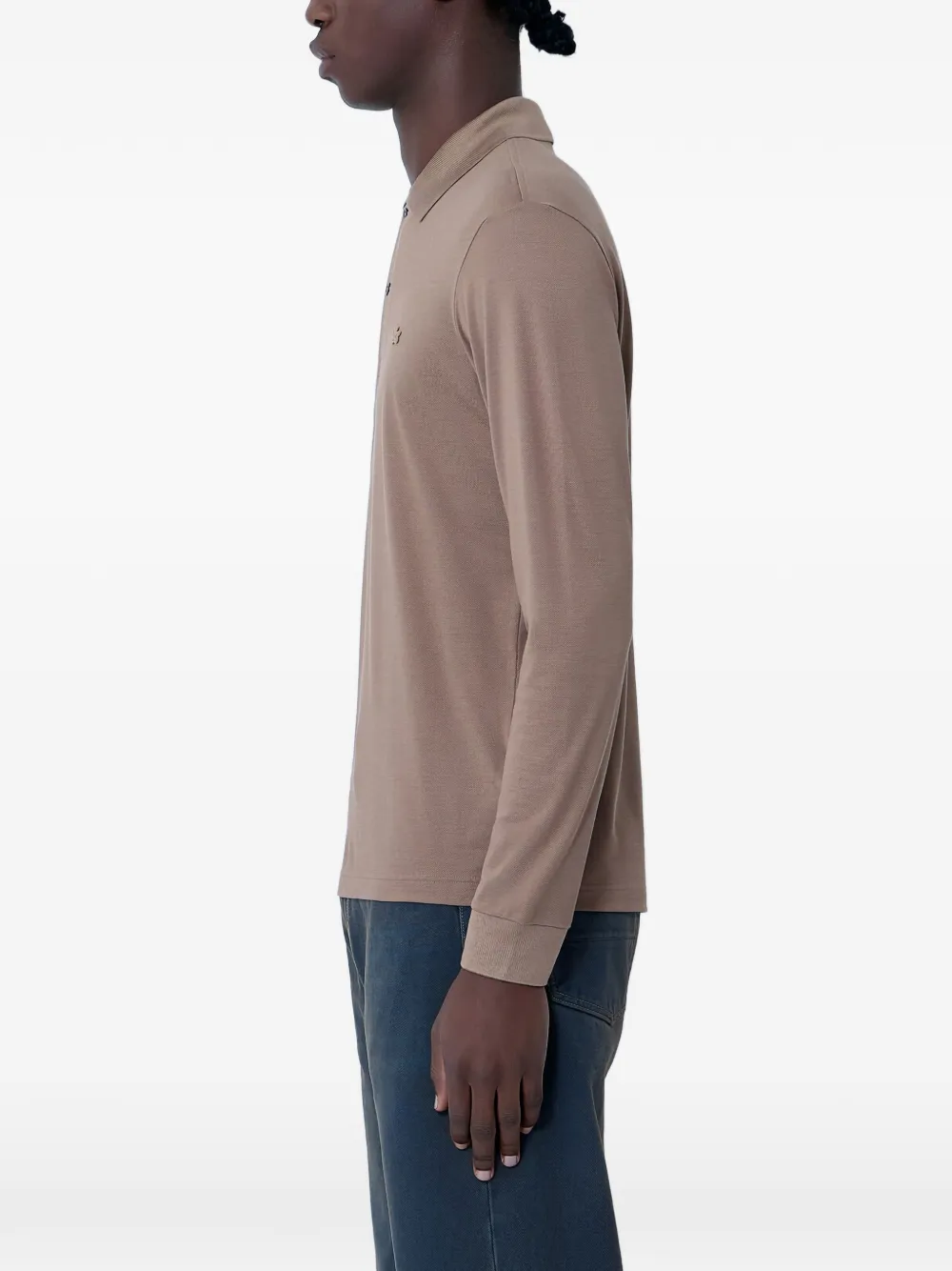 Lacoste long-sleeve polo shirt - Bruin