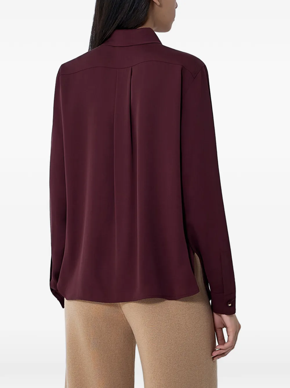 Max Mara Button-down blouse Rood