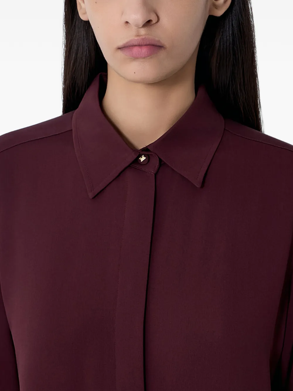 Max Mara Button-down blouse Rood