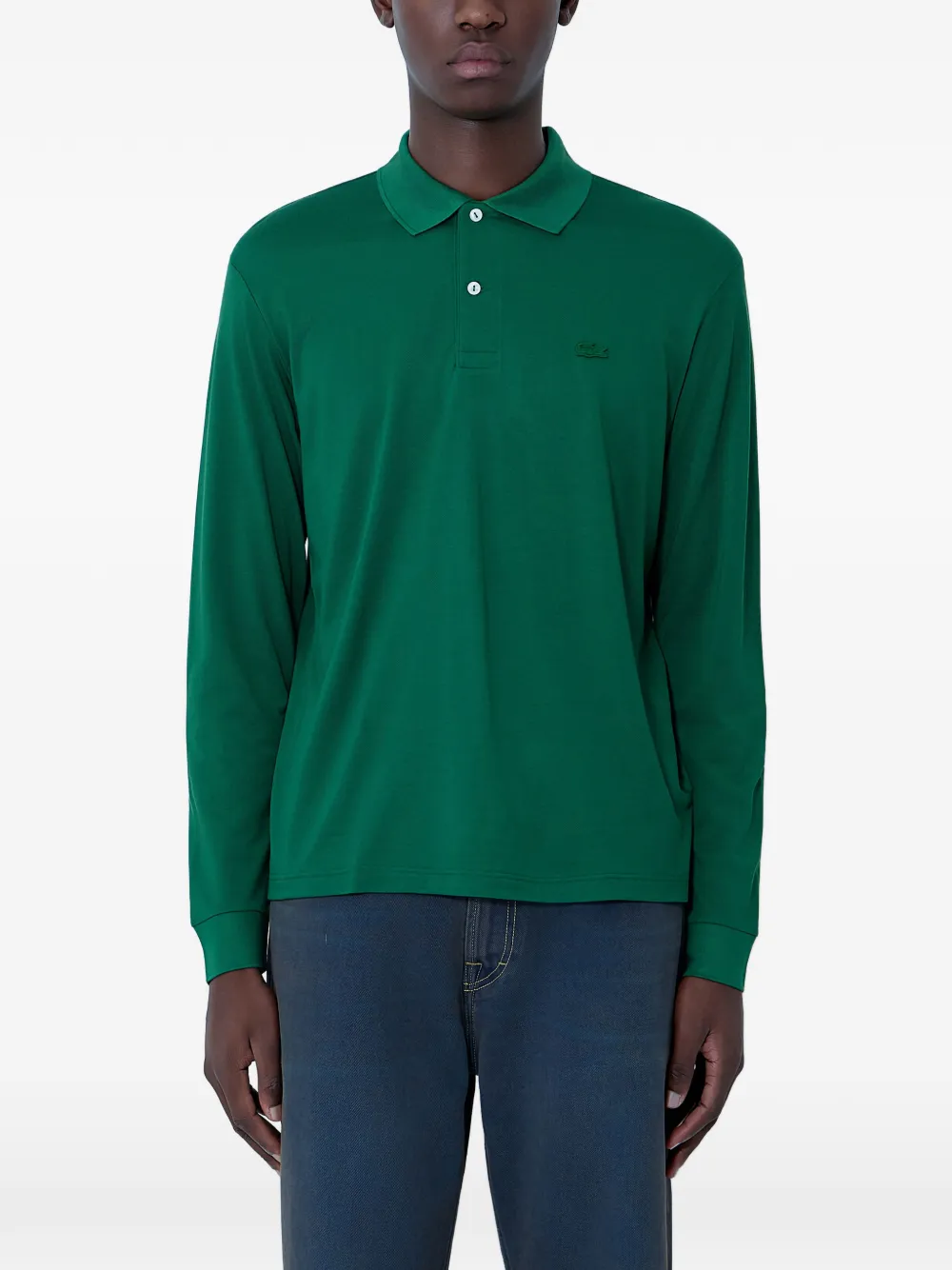 Lacoste logo-detail polo shirt - Grün