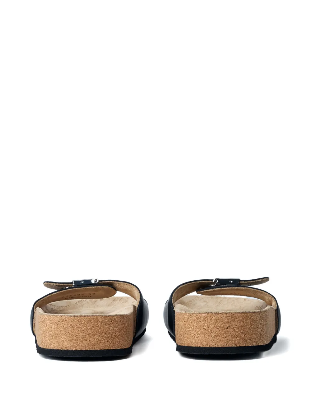 Balenciaga x Scholl flat sandals Zwart