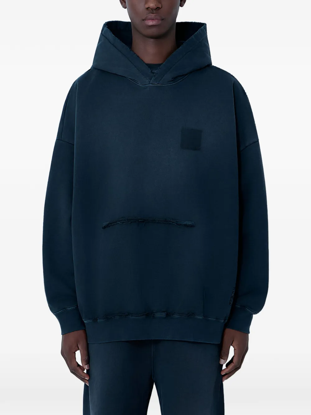 Champion hooded textured sweatshirt - Blue
