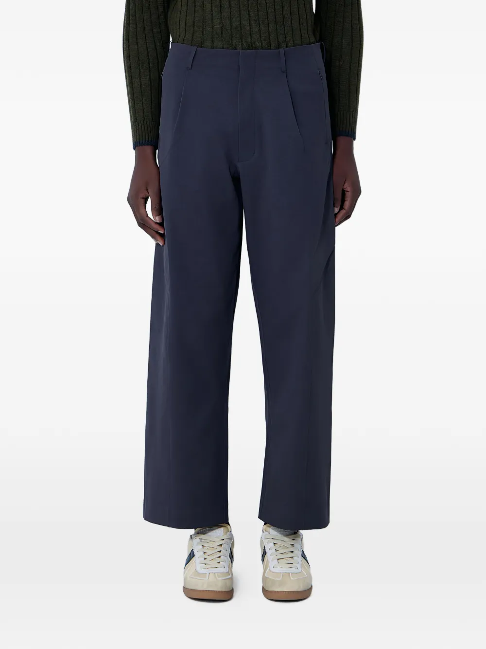 _J.L-A.L_ zipped-pocket trousers - Blu