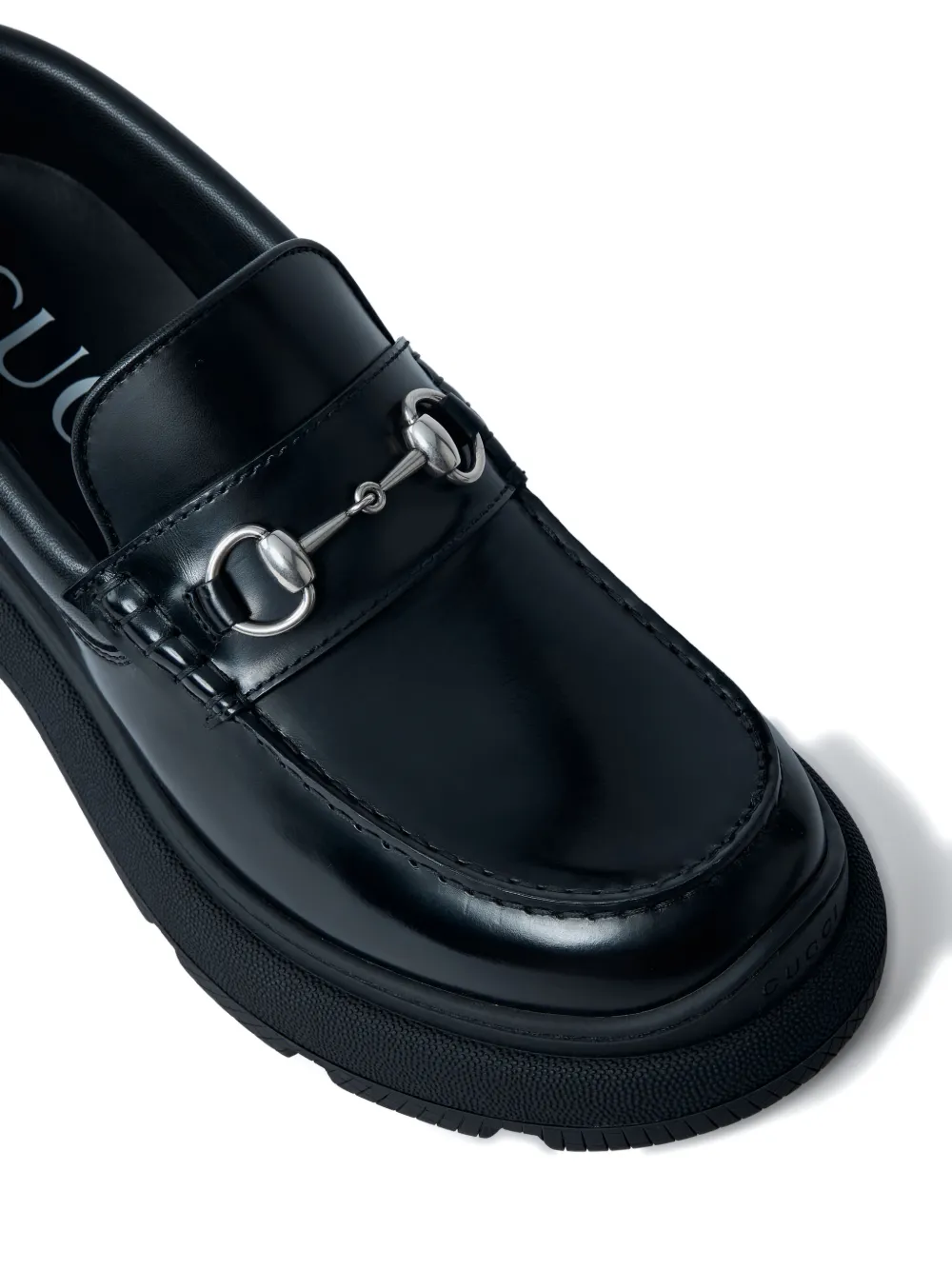 Gucci Horsebit-detail loafers Zwart