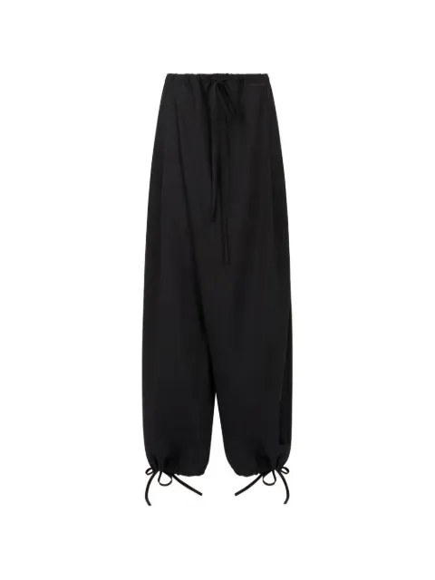 Marni pantalones anchos con cordones en la pretina