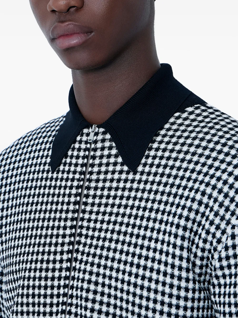 Jil Sander Jack met rits Wit