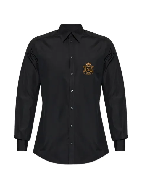 Dolce & Gabbana logo-embroidered shirt