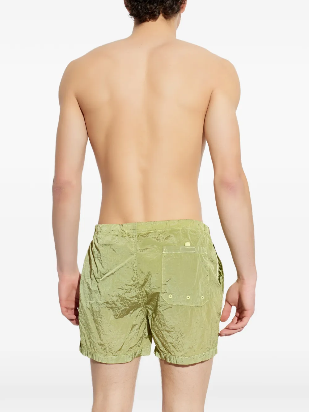  Stone Island Logo-patch Swim Shorts - Green 