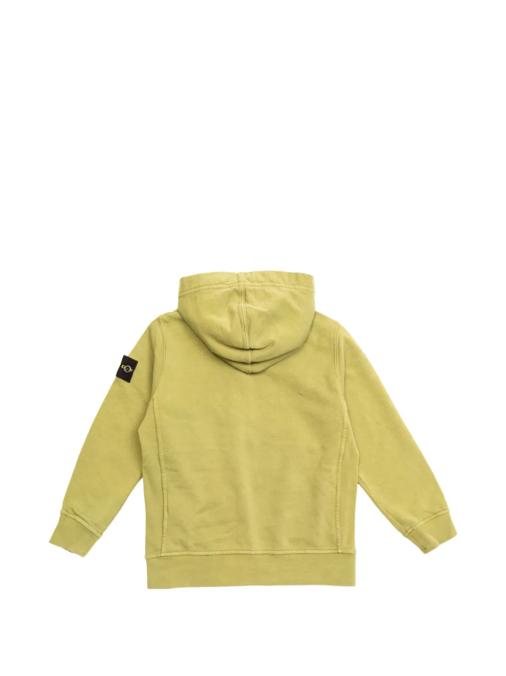 Stone Island Junior Hoodie met rits Groen