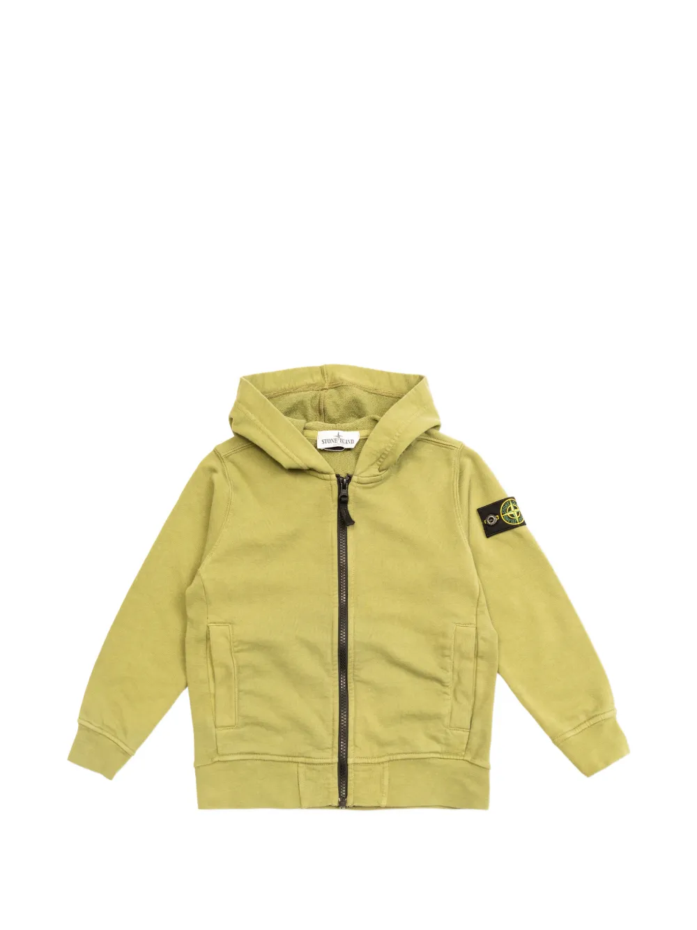 Stone Island Junior zip-up hoodie - Verde